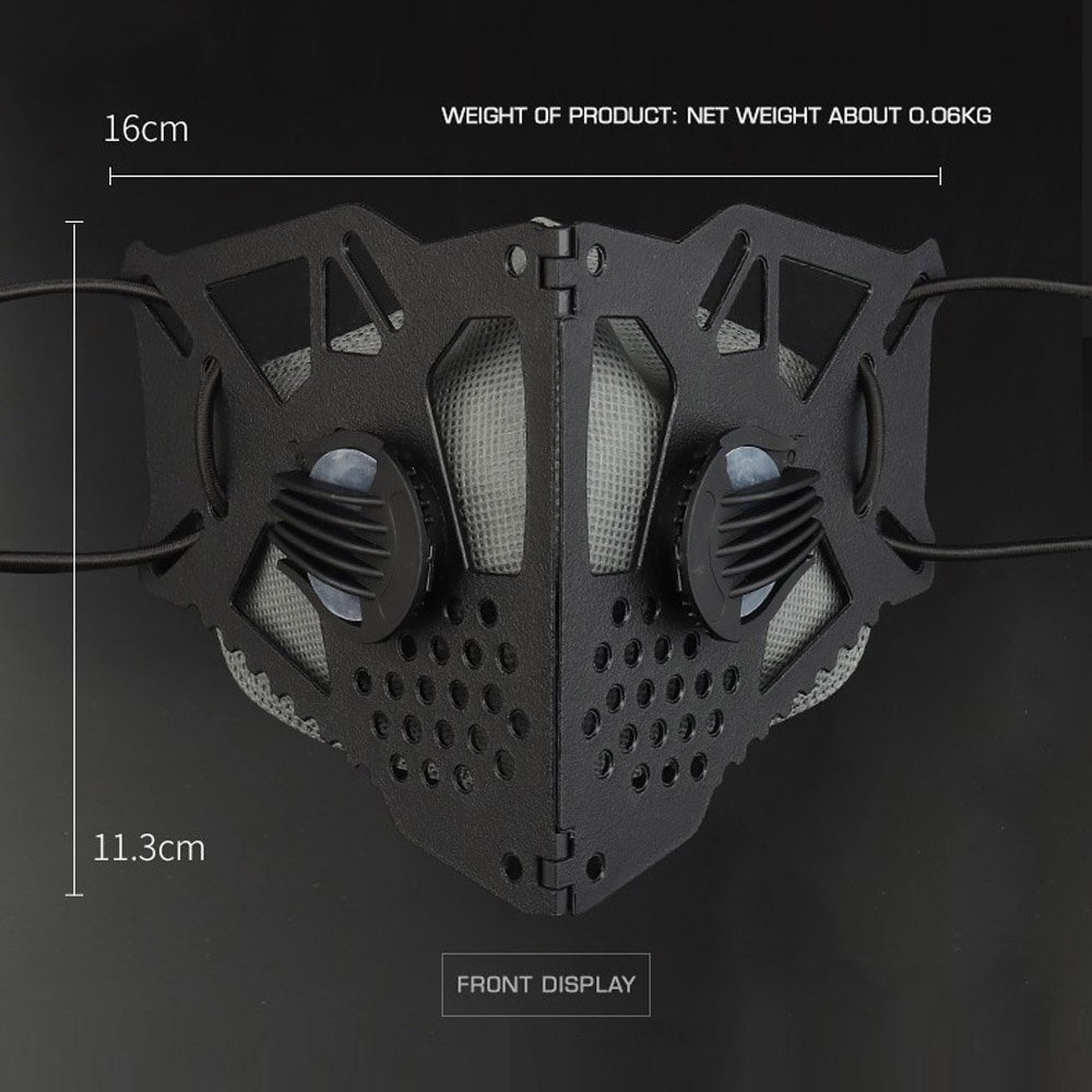 戦術マスクハーフフェイス折りたたみ蝶形マスク防塵防風屋外狩猟 - Camo Face Paint のレビューと価格