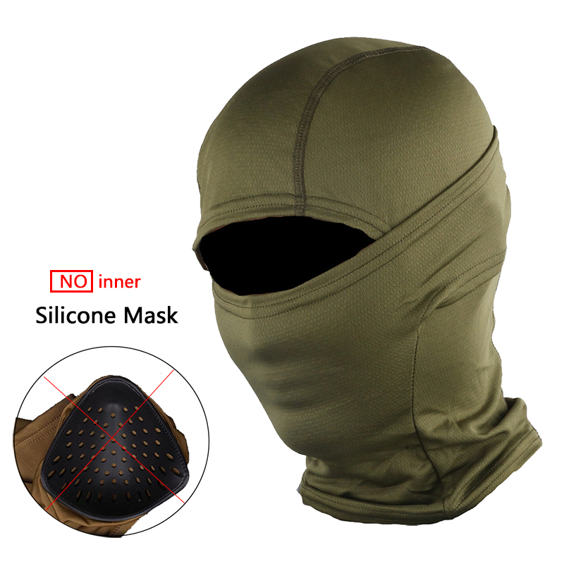 戦術用シリコンハーフマスク 防風バラクラバ ヘッドカバー ア - Camo Face Paint のレビューと価格