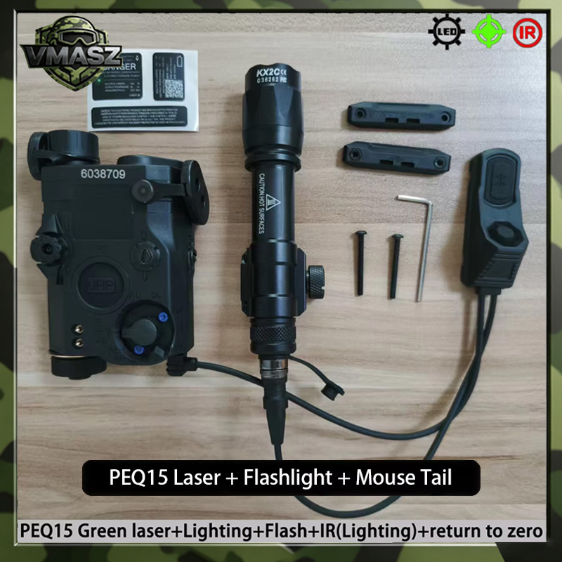 エレメント・タクティカル PEQ-15 赤色・緑色レーザーサ - Trail Camera Infrared のレビューと価格