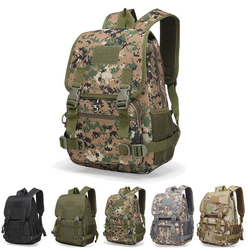 タクティカル迷彩バックパック、タクティカルMOLLEシステム - Outdoor Hunting Games For Kids のレビューと価格