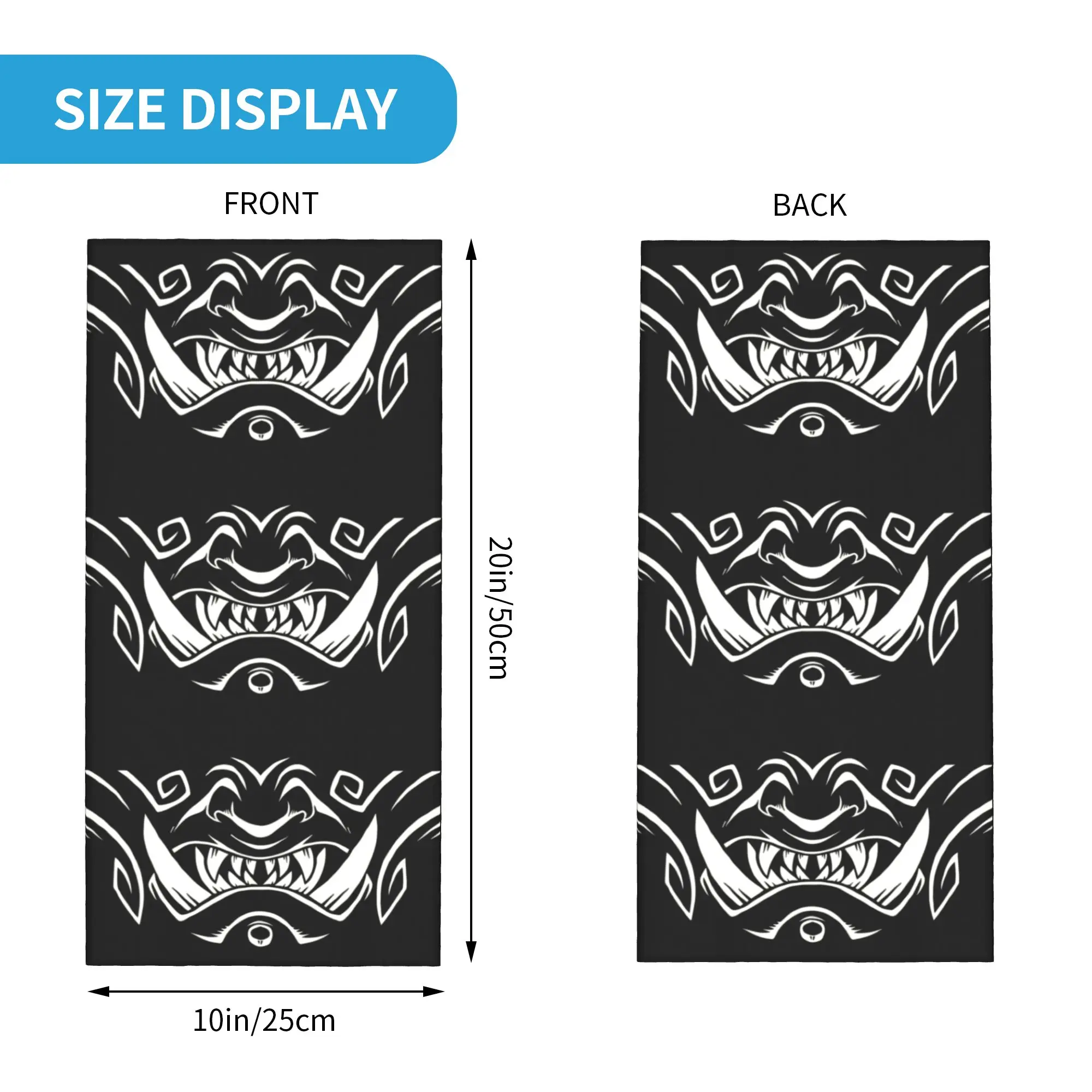 鬼日本サムライデーモンウィンターヘッドバンドネックウォーマー - Outdoor Hunting Prints のレビューと価格