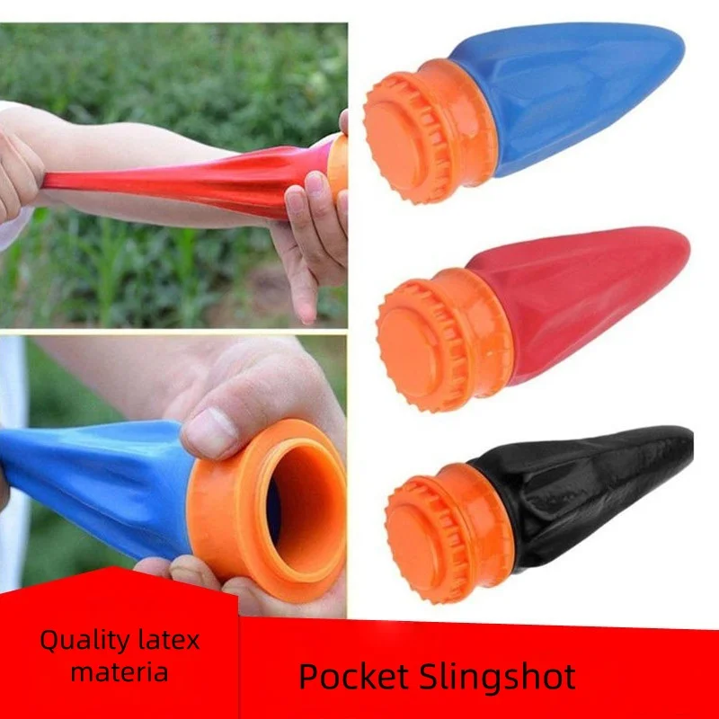 1PC ポケットスリングショット ラテックスミニカタパルト  - Outdoor Hunting Games For Kids のレビューと価格